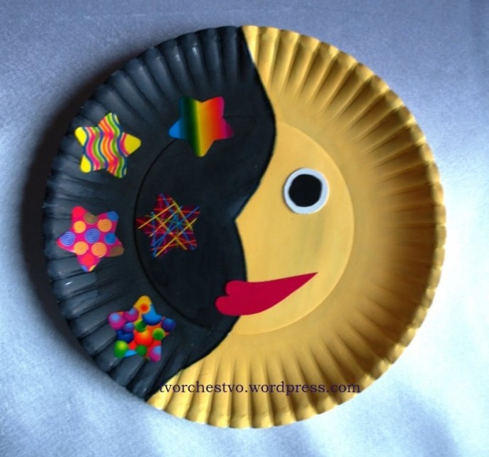 Детские поделки из одноразовых тарелок: идеи