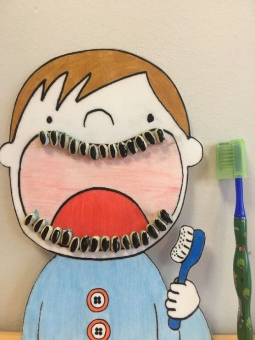 Поделка в игровой форме "Чистим зубки"