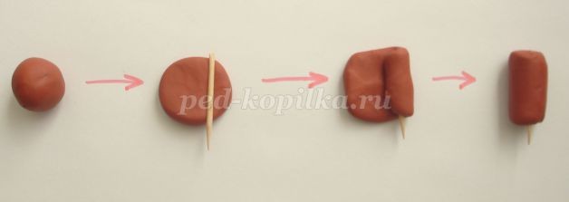 Лесной гномик из сосновой шишки: часть 1 Лесной гномик из сосновой шишки: часть 1