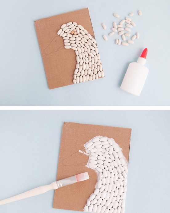 ​Поделки из бобовых