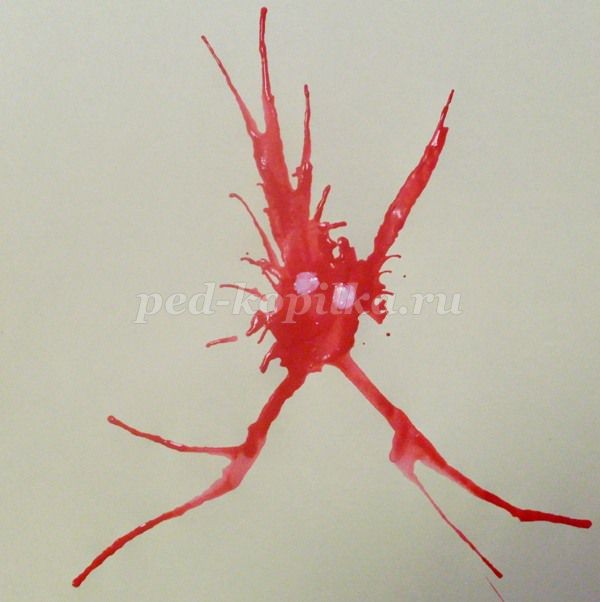 Рисование в технике "Кляксография"