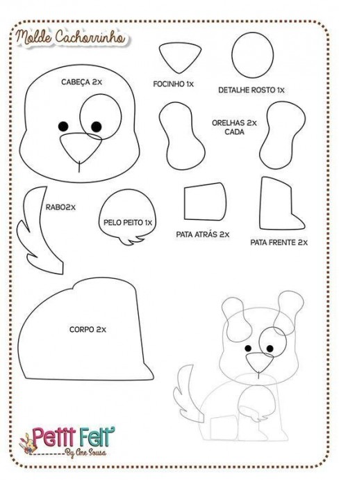 ​Шьём игрушки из фетра