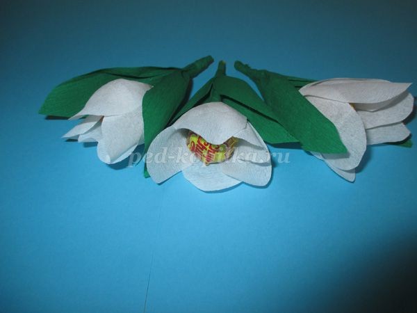 ​Букет из конфет чупа чупс: мастер-класс, часть 2