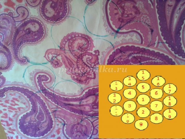 Детская брошь в японской технике "Комоно": мастер-класс, часть 1