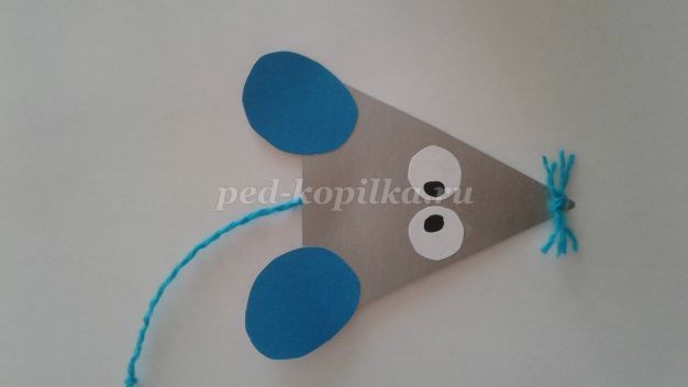 Мышка из картона и ниток Мышка из картона и ниток