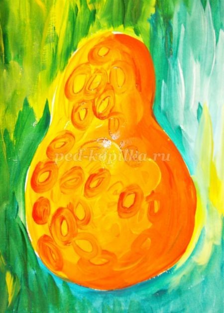 Рисуем грушу гуашью: часть 2 Рисуем грушу гуашью: часть 2
