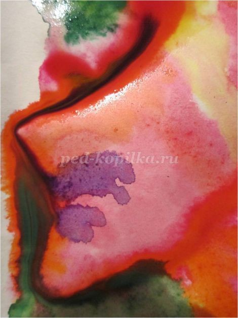 Рисование цветов в смешанной технике: акварельная живопись "по-сырому" и восковые цветные карандаши: часть 2 Рисование цветов в смешанной технике: акварельная живопись "по-сырому" и восковые цветные карандаши: часть 2