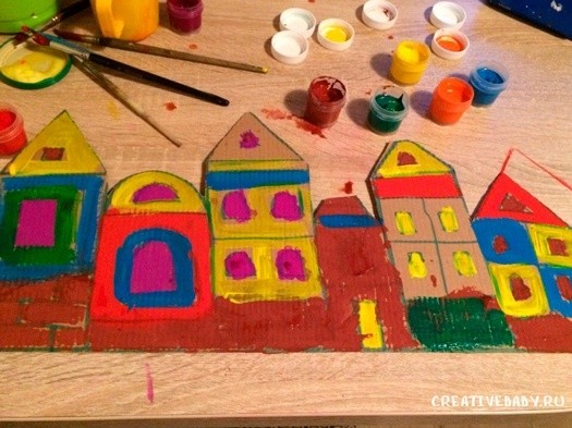 ​Домики в снегу