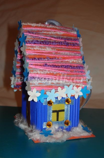 ​Игрушка пряничный домик: часть 2