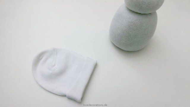 Снеговик из носков Снеговик из носков