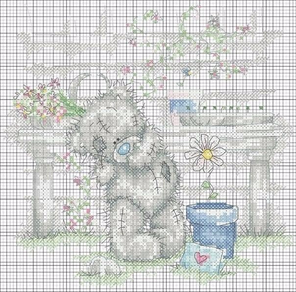 ​Вышиваем с детьми мишек Тедди