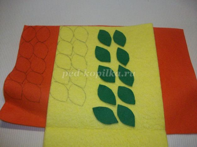 Развивающий коврик-панно "Времена года": мастер-класс, часть 3