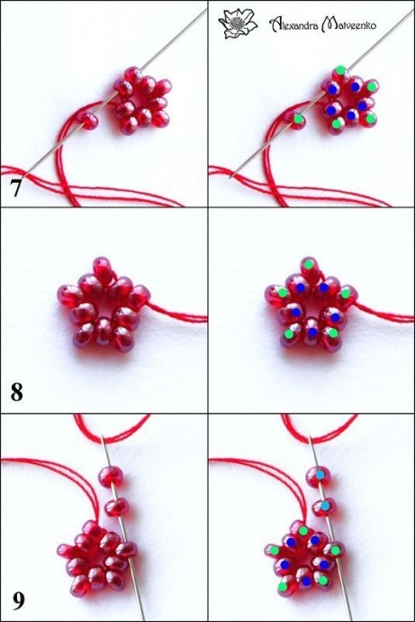 Малинка из бисера