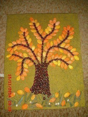 ​Панно из зерен и круп