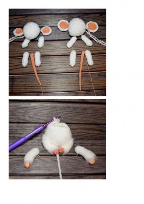 ​Вязаная мышка