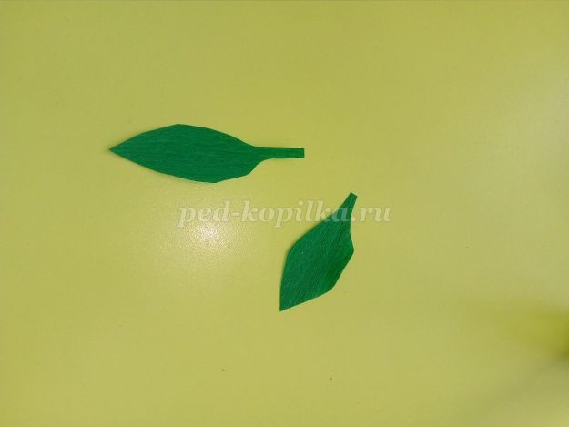 ​Изготовление цветка Майора из гофрированной бумаги: часть 2