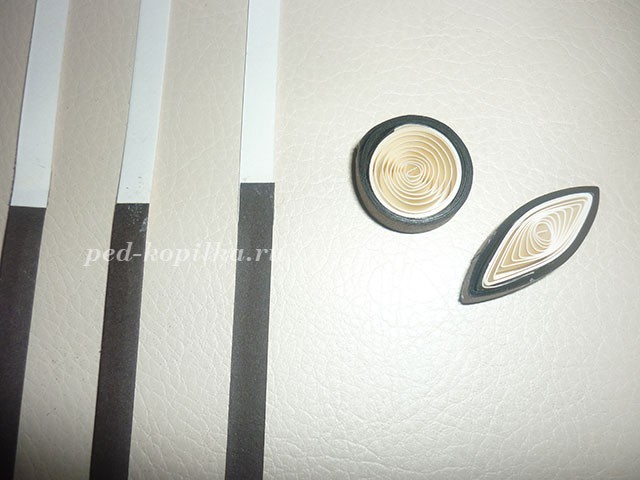 Шоколадно-бежевый микс квиллинга Шоколадно-бежевый микс квиллинга