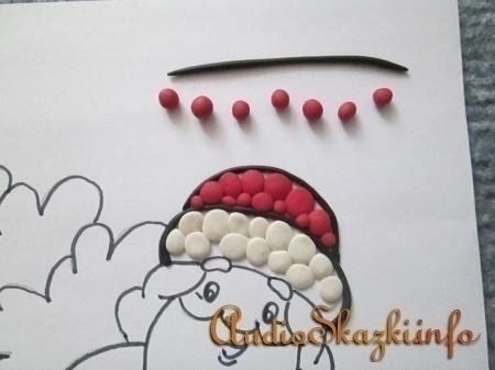 Пластилиновая мозаичная аппликация