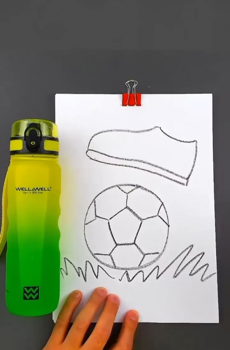 Рисуем футбол