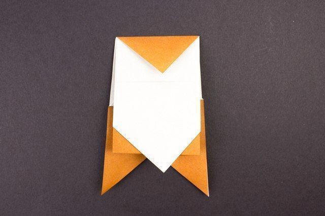 ​Совушка в технике оригами