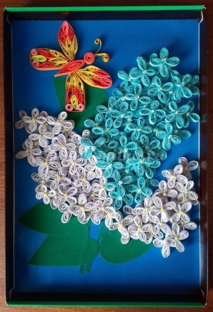 Сирень в технике квиллинг: мастер-класс Сирень в технике квиллинг: мастер-класс