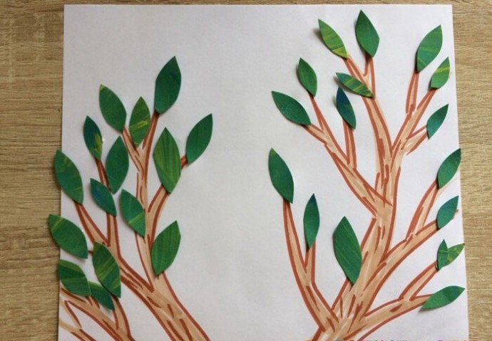 ​Курочка в смешанной технике