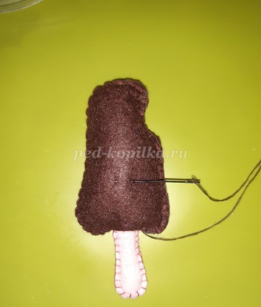 Мороженое из фетра Мороженое из фетра