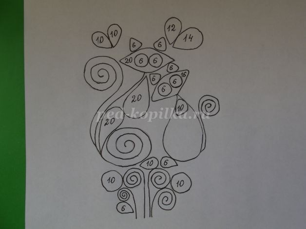 ​Открытка в технике квиллинг: мастер-класс, часть 1