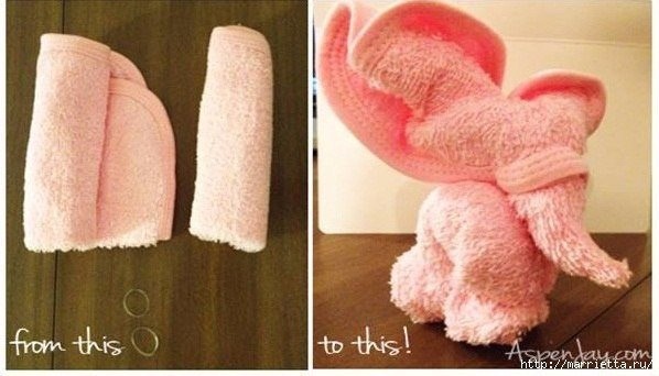 Слоник из полотенца Слоник из полотенца