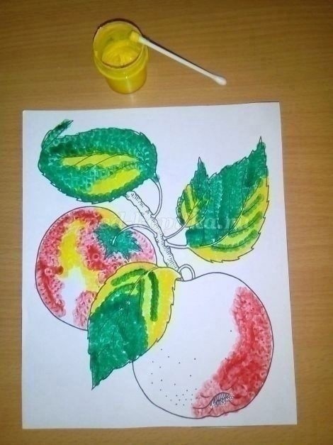 Ветка с яблоками Ветка с яблоками