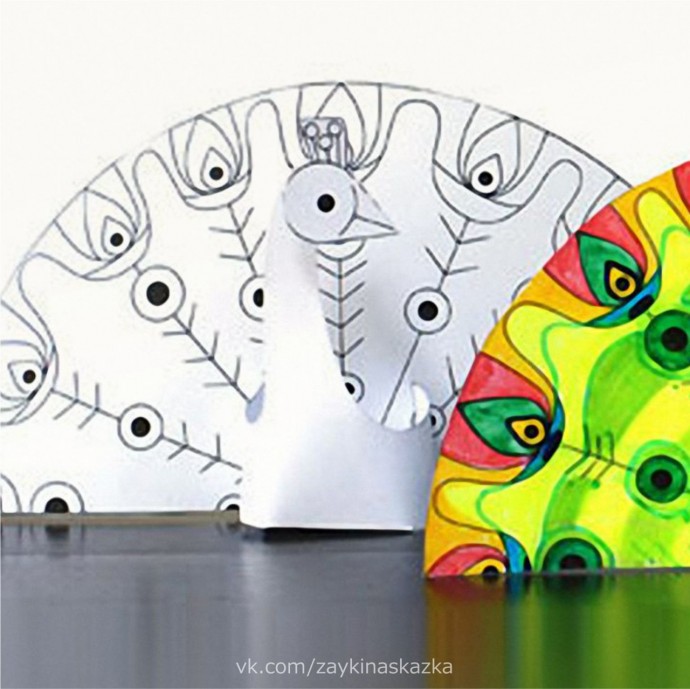 Бумажные павлины Бумажные павлины