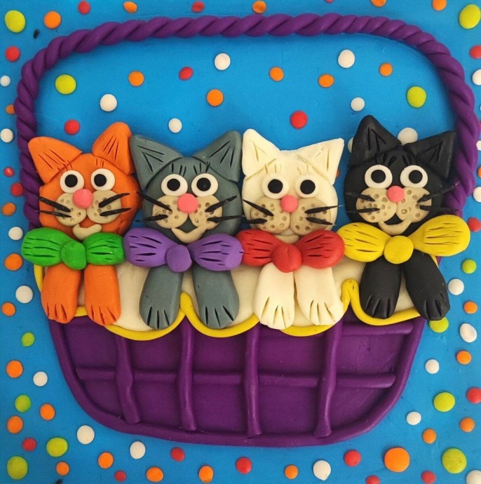 Картина из пластилина