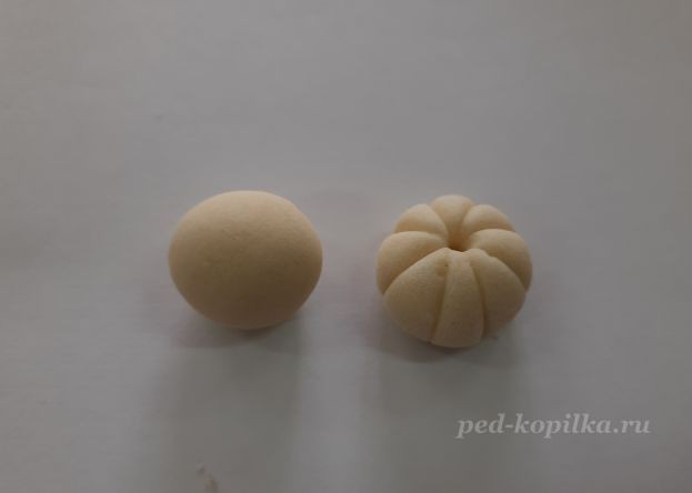 Осеннее панно с тыквами из солёного теста: часть 1 Осеннее панно с тыквами из солёного теста: часть 1