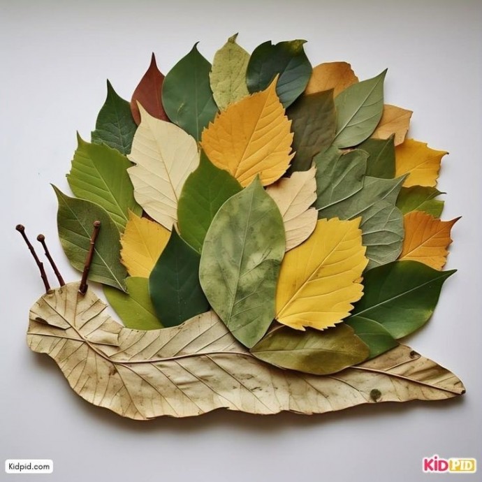 Осенние аппликации из листьев