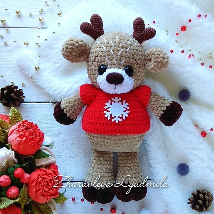 Плюшевый олененок