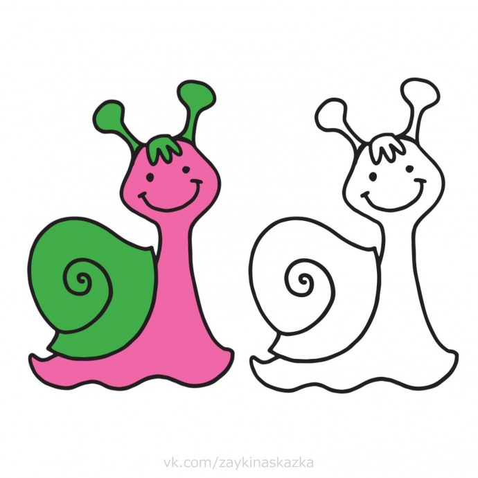 Раскрась по образцу