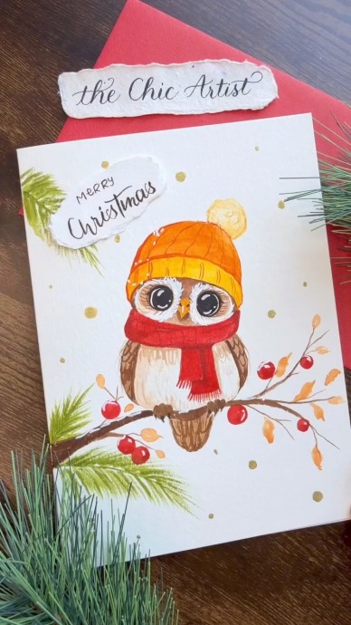 Сова в шапочке Сова в шапочке