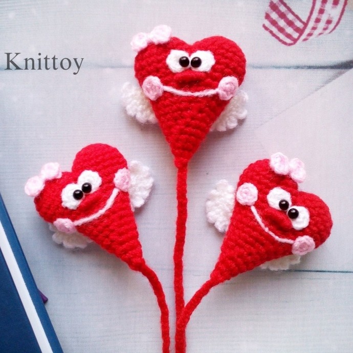 ​Закладка в форме сердца