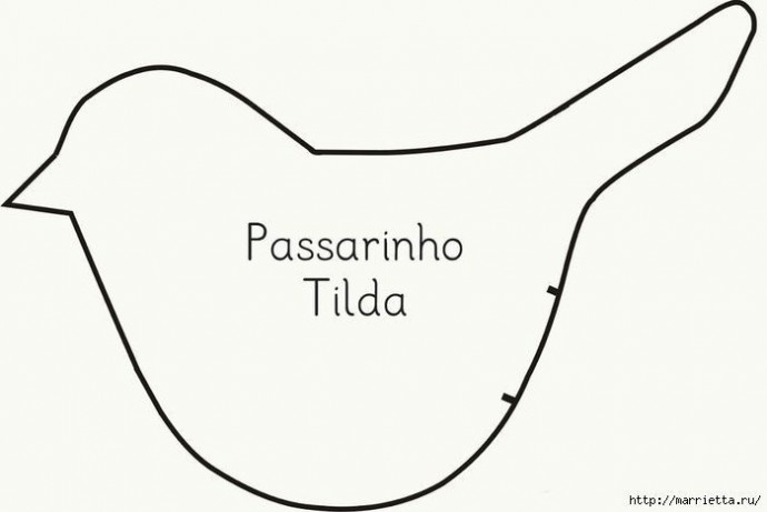 Птички из ткани Птички из ткани