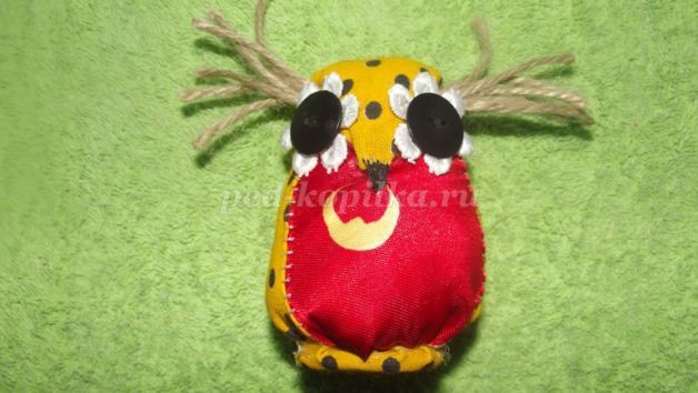 ​Сова из ткани: часть 2