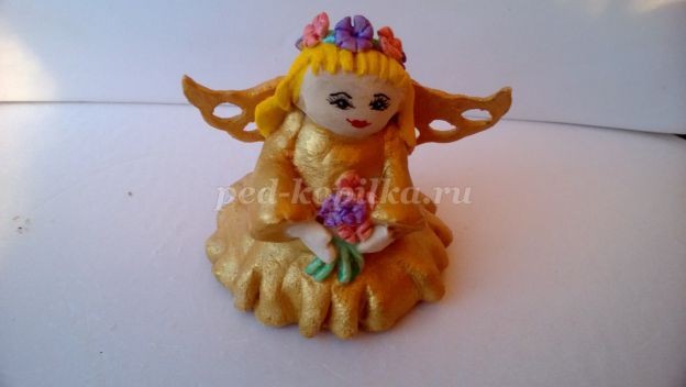 Рождественский ангел из солёного теста: мастер–класс, часть 4