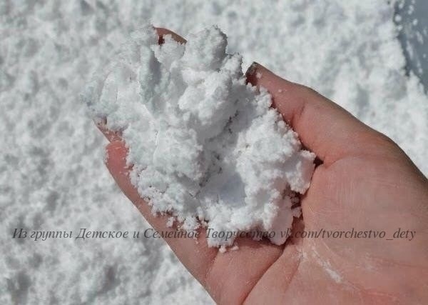 Искусственный снег: супер-рецепт