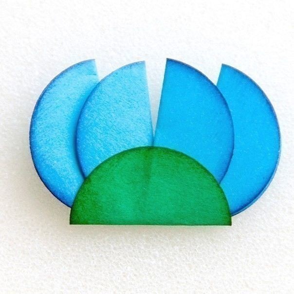 Цветочки из бумажных кружочков Цветочки из бумажных кружочков