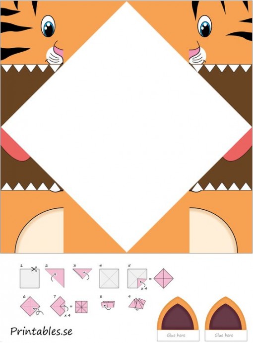 Игрушка-гадалка в технике оригами