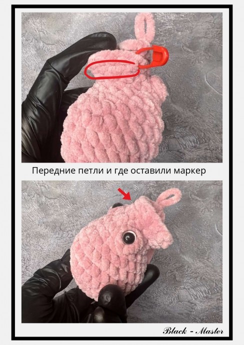 Осьминог из пряжи