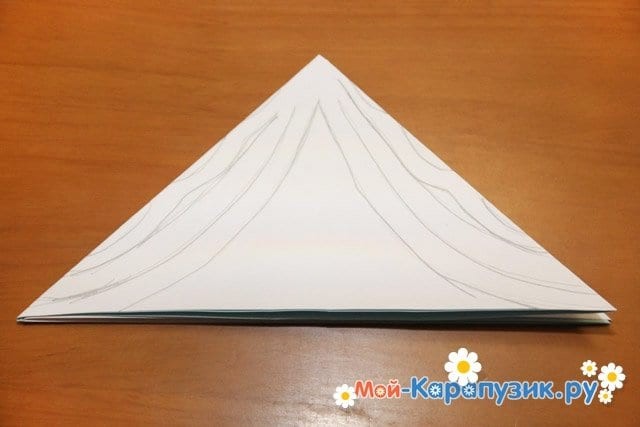 Ажурная 3D снежинка из бумаги