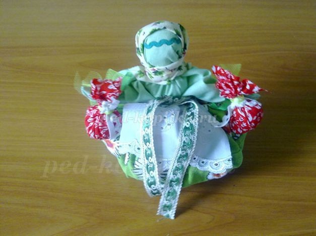 Кукла травница детскими руками