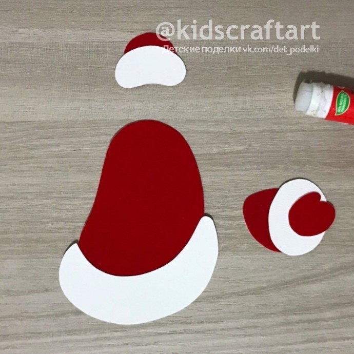 Детские новогодние поделки-открытки