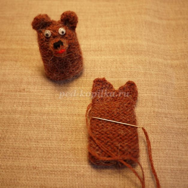 Как связать пальчиковые куклы детскими руками: часть 3