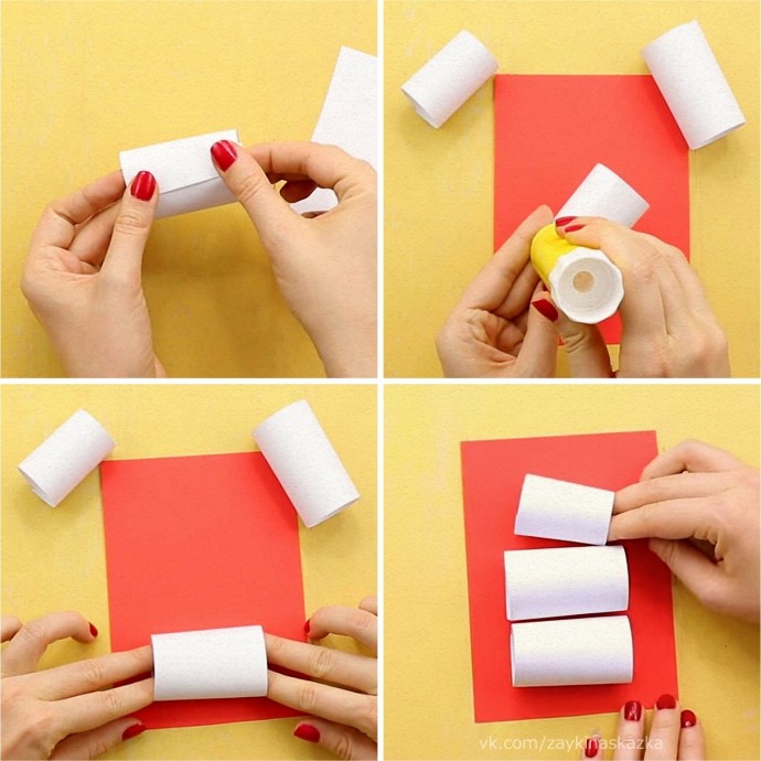 Объёмный снеговик